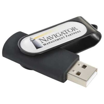 Domeable Rotate Flash Drive 1 Gb
