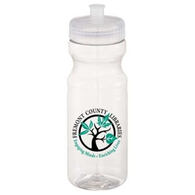 24 Oz. Easy Squeezy Crystal Sports Bottle