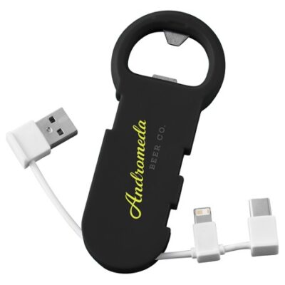 Bottle Opener With 3-In-1 Charging Cable-1