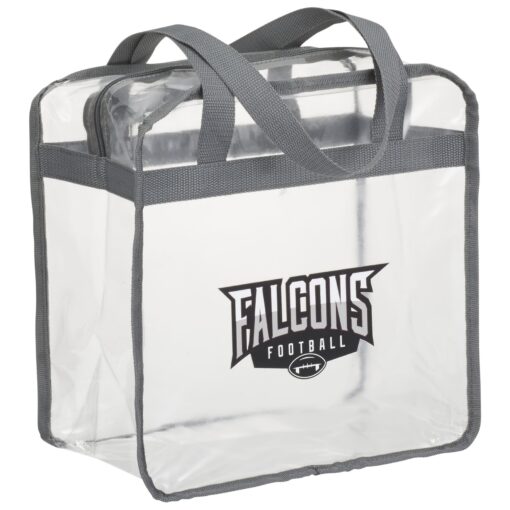 Game Day Clear Zippered Safety Tote-5