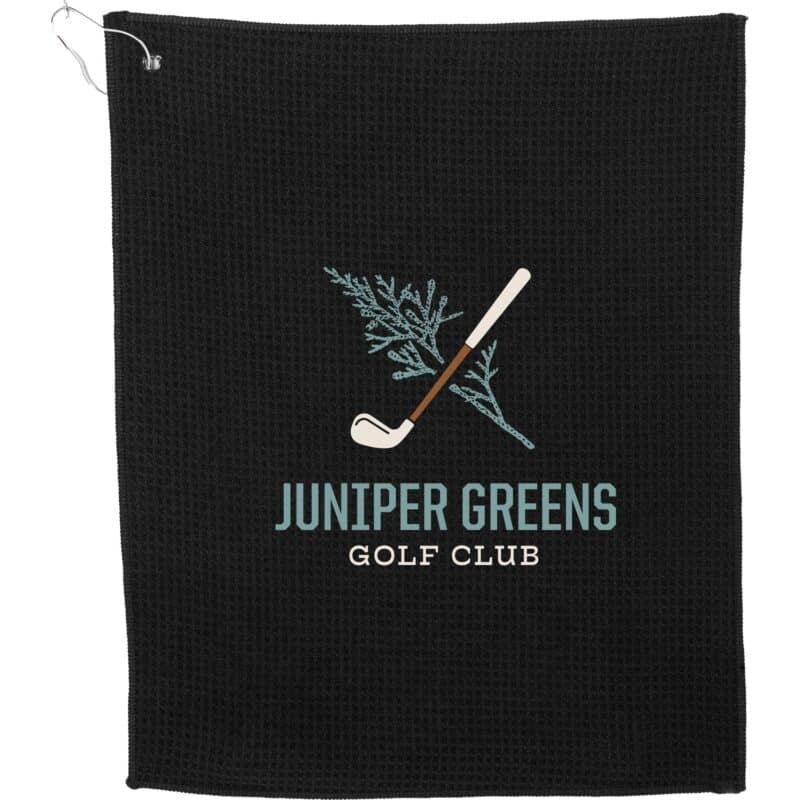 15'' x 18'' Recycled 200g Microfiber Waffle Towel - 2