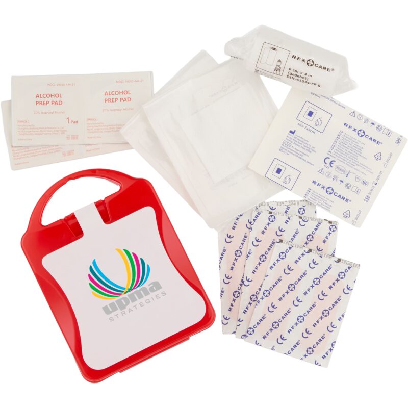 21-Piece First Aid Kit with Recycled Case - 2