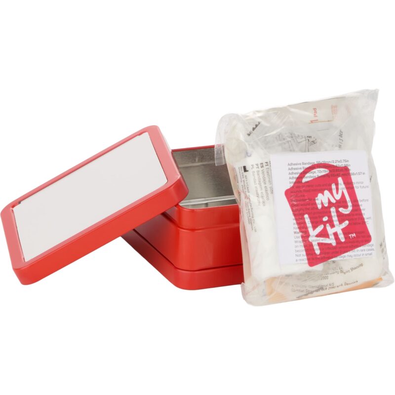 30-Piece First Aid Kit with Tin Case - 8