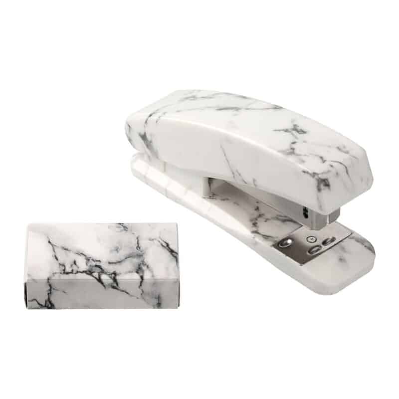 4 Piece Faux Marble Desktop Set - 2
