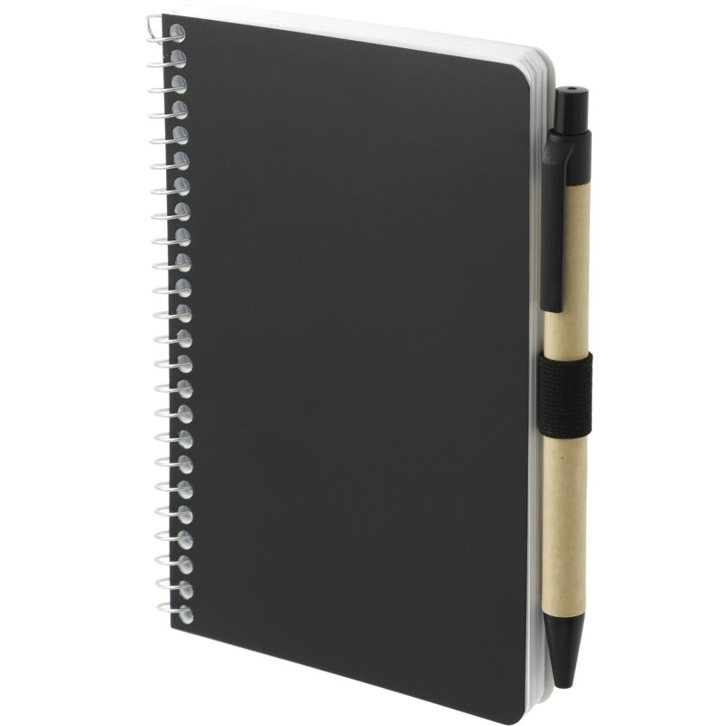 4'' x 6'' FSC® Mix Pocket Spiral Notebook with Pen - 6