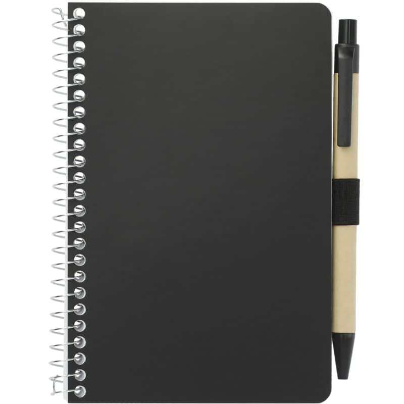 4'' x 6'' FSC® Mix Pocket Spiral Notebook with Pen - 8