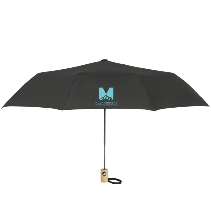 42" Recycled Folding Auto Open Umbrella - 6