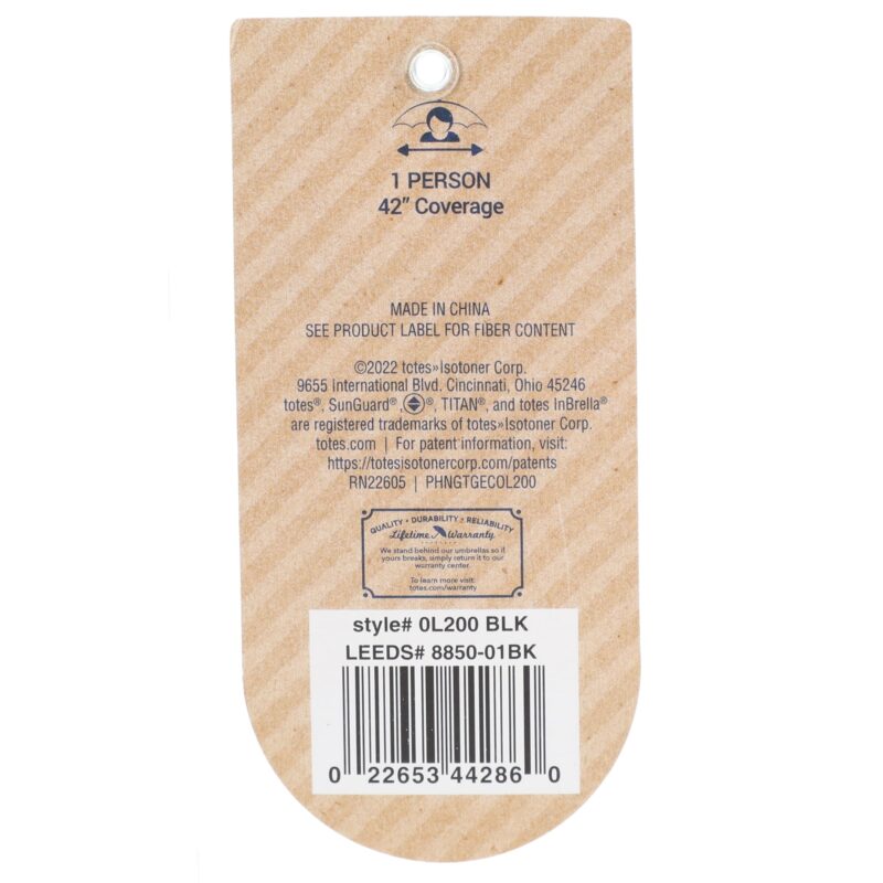 42'' totesr 3 Section Auto Open Umbrella - 6