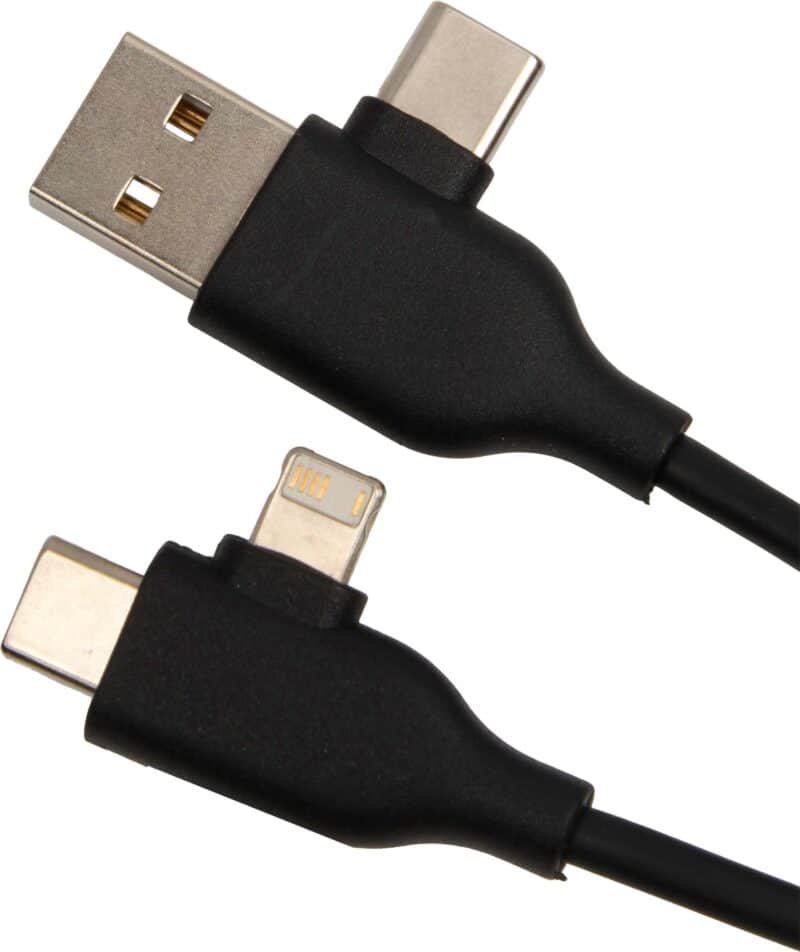 5-IN-1 Charging Cable with USB-A/C Hub - 7