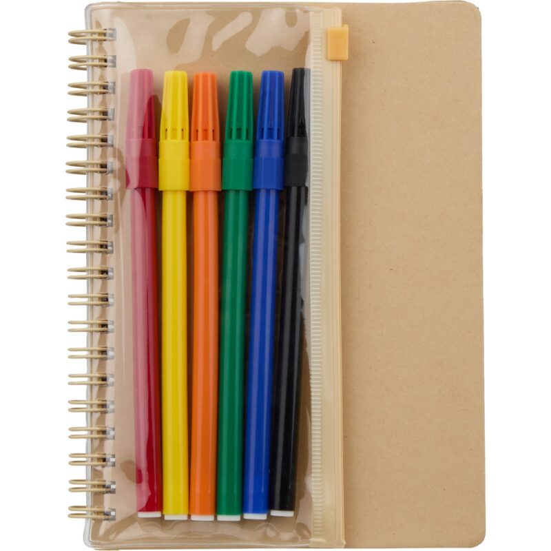 5" x 7" FSC® Mix Doodle Notebook with Markers? - 8
