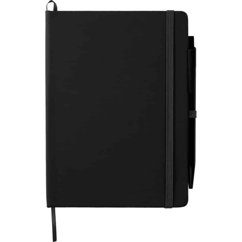 5'' x 7'' FSC® Mix Prime Notebook With Pen - 3