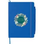 5'' x 7'' FSC® Mix Prime Notebook With Pen - 4