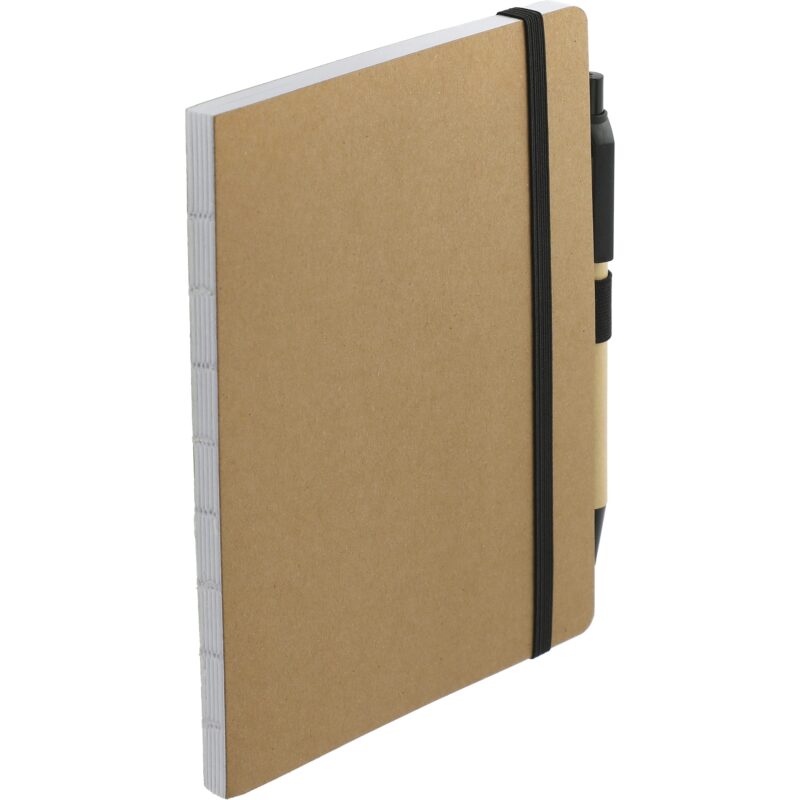 5'' x 7'' FSC® Recycled Notebook and Pen Set - 6