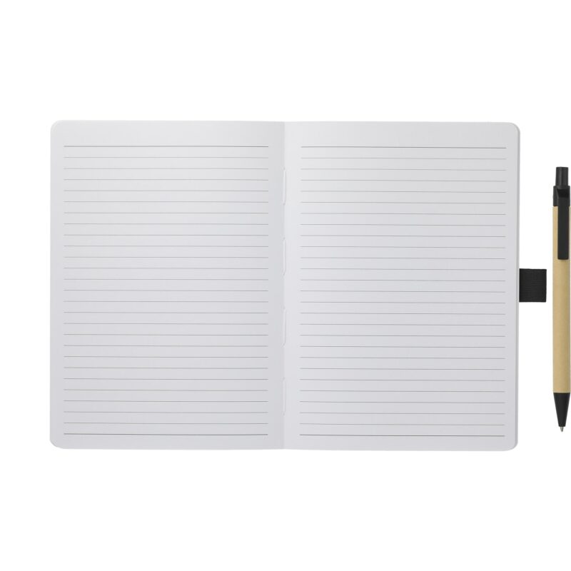 5'' x 7'' FSC® Recycled Notebook and Pen Set - 8