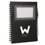 5'' x 7'' FSC® Recycled Star Spiral Notebook with Pen - 3