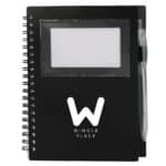 5'' x 7'' FSC® Recycled Star Spiral Notebook with Pen - 5