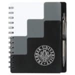 5'' x 7'' Recycled Pace Spiral Notebook w Pen