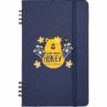 5'' x 7'' Vila Recycled Spiral Notebook - 2