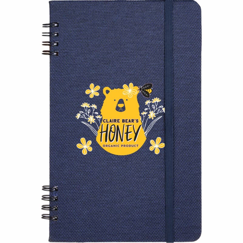 5'' x 7'' Vila Recycled Spiral Notebook - 2