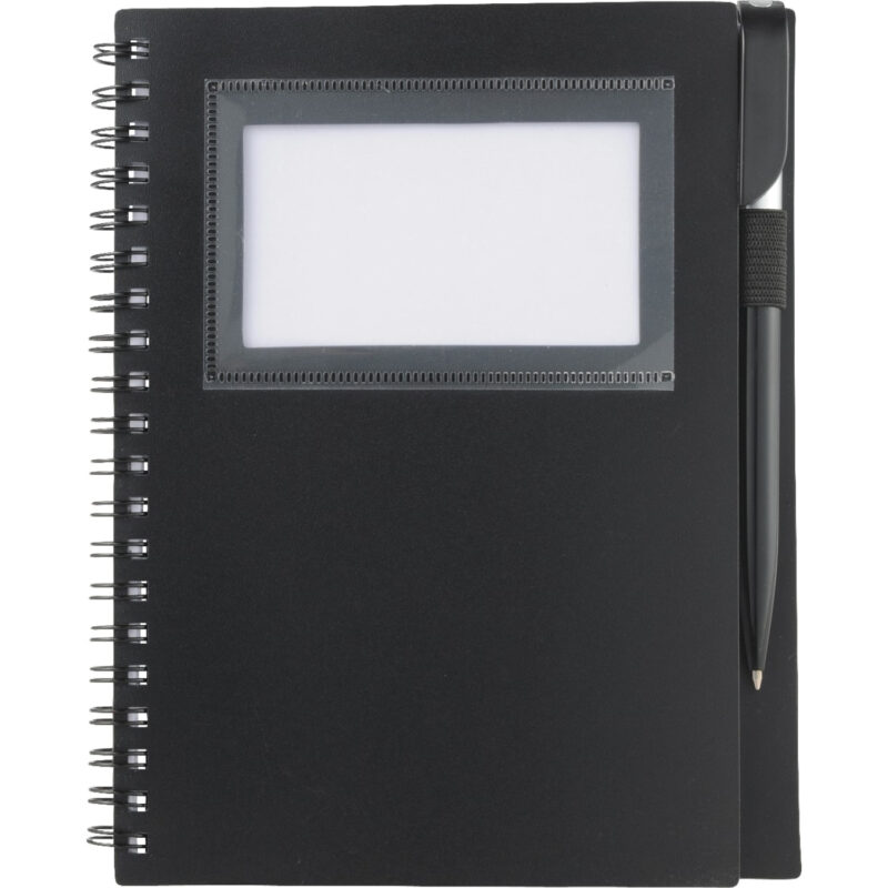 5.5'' x 7'' FSC® Mix Star Spiral Notebook with Pen - 8