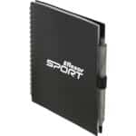 5.5'' x 7'' FSC® Recycled Spiral Notebook w/ rPET Pen - 2
