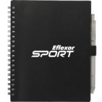 5.5'' x 7'' FSC® Recycled Spiral Notebook w/ rPET Pen - 4