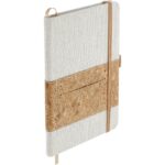 5.5'' x 8.5'' FSC® Mix Recycled Cotton Cork Notebook - 7