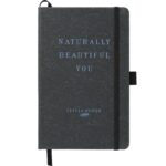 5.5'' x 8.5'' FSC® Mix Recycled Leather Bound Journal - 4