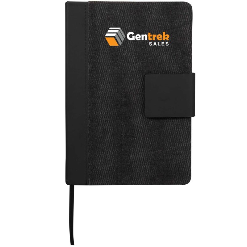 5.5'' x 8.5'' FSC® Recycled Canvas Bound Notebook - 2