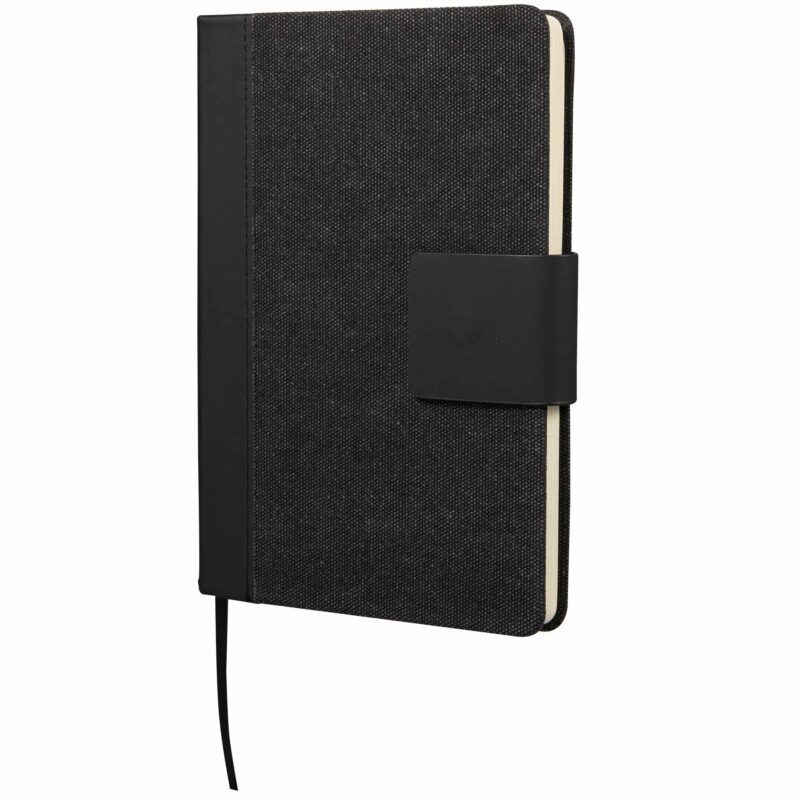 5.5'' x 8.5'' FSC® Recycled Canvas Bound Notebook - 3