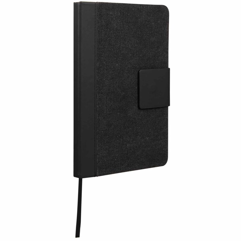 5.5'' x 8.5'' FSC® Recycled Canvas Bound Notebook - 4