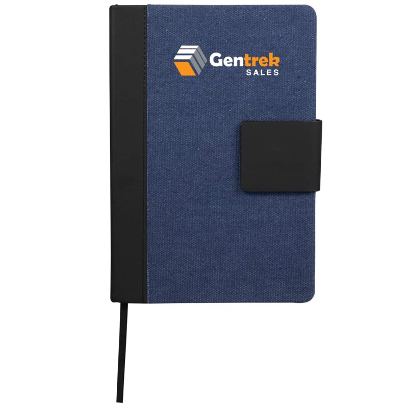 5.5'' x 8.5'' FSC® Recycled Canvas Bound Notebook - 7