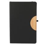 5.5'' x 8.5'' Kaya Recycled PU and Bamboo Journal - 1