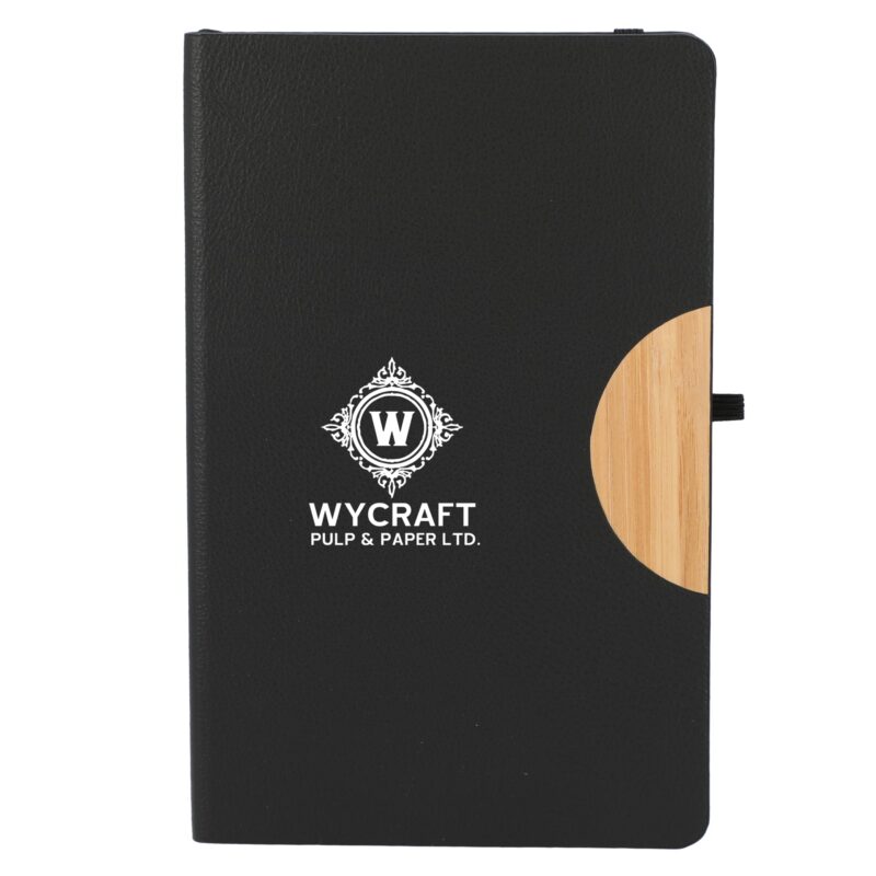 5.5'' x 8.5'' Kaya Recycled PU and Bamboo Journal - 2