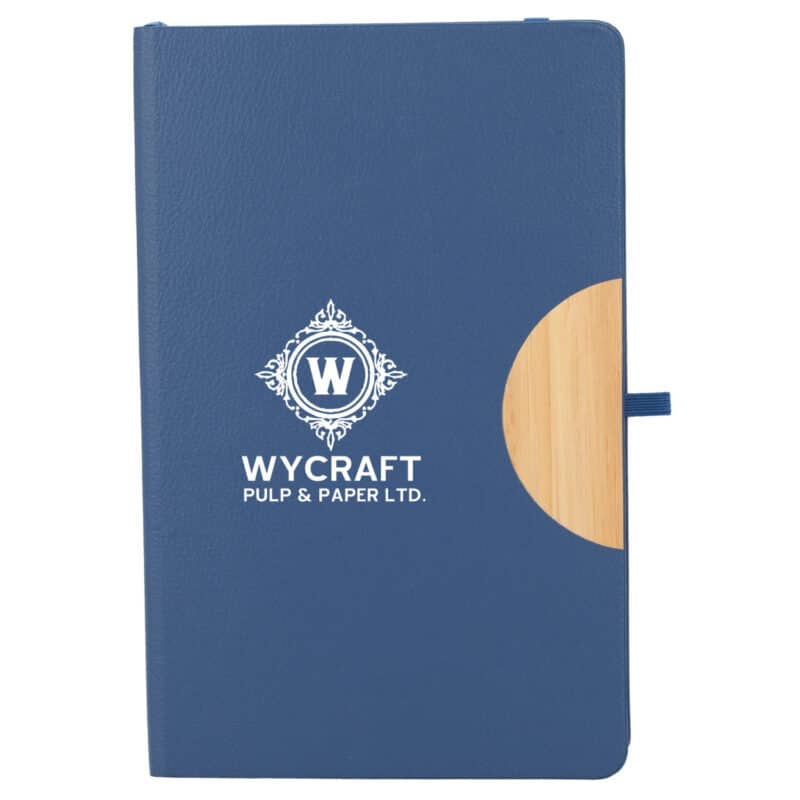 5.5'' x 8.5'' Kaya Recycled PU and Bamboo Journal - 6