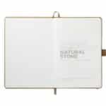 5.5'' x 8.5'' Washable Kraft Stone Bound Journal - 6