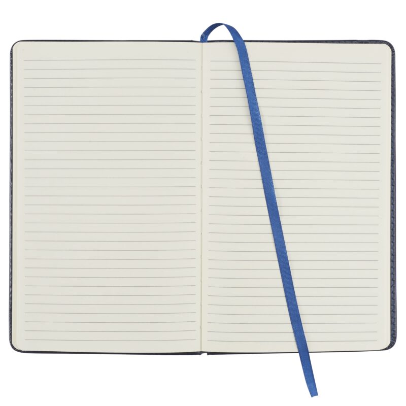 6'' x 8.5'' FSC® Mix Viola Bound Notebook with Pen - 8