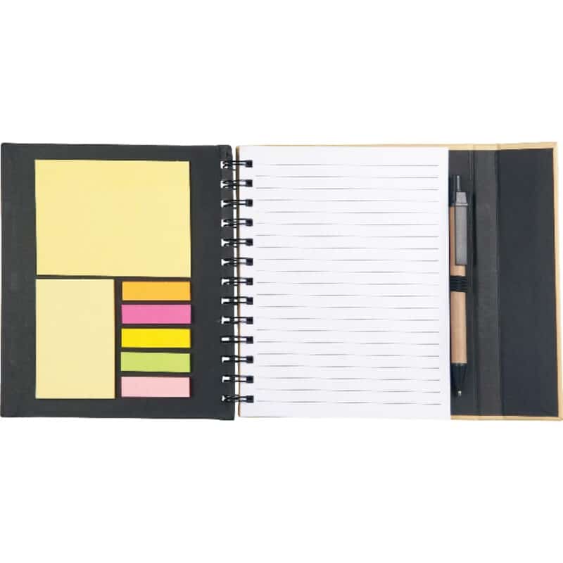 6.5'' x 7'' FSC® Mix Lock-it Spiral Notebook - 4