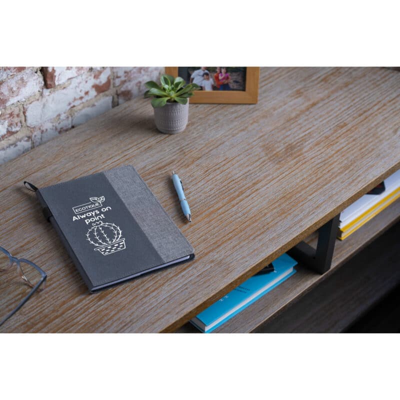 7'' x 10'' FSC® Mix Reclaim rPET Refillable Journal - 6