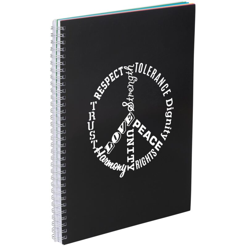 8.5'' x 11'' FSC® Mix Remark 5-subject Notebook - 3