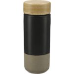 Arlo Ceramic Tumbler with Bamboo lid 11oz - 1