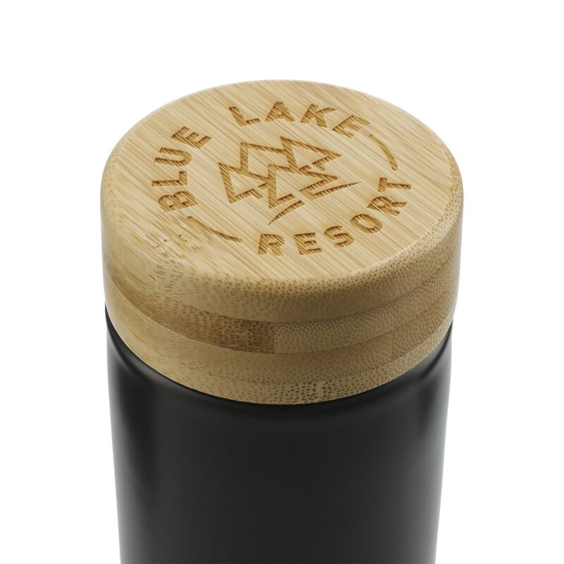 Arlo Ceramic Tumbler with Bamboo lid 11oz - 2