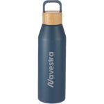 Aspen 24 oz Recycled Bottle with FSC® Bamboo Lid - 4