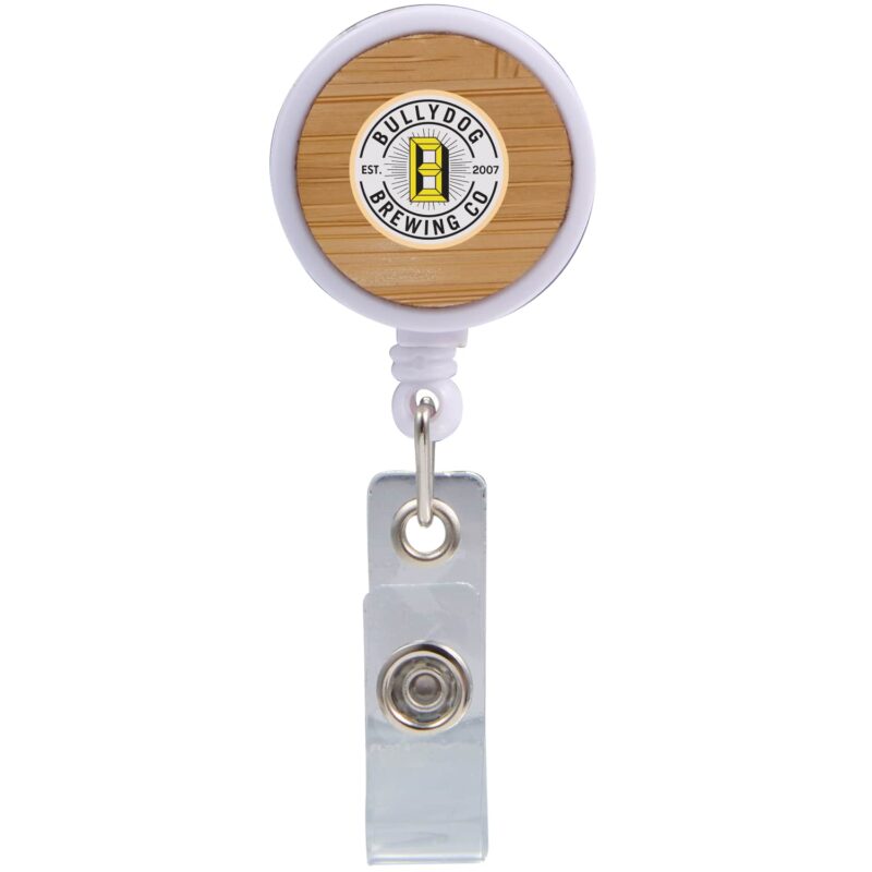 Bamboo Badge Holder - 2