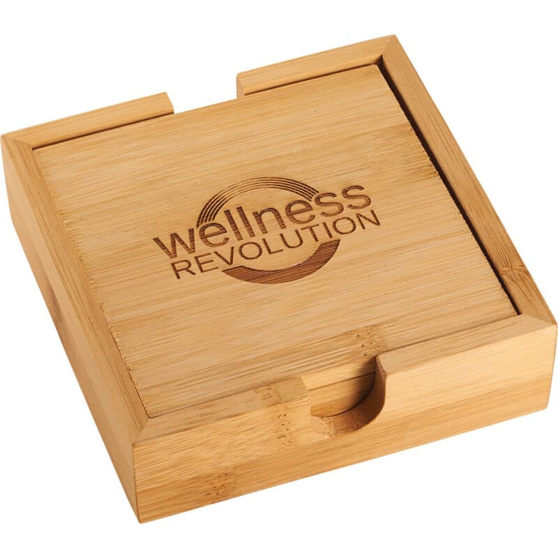 Bamboo Coaster Set - 5