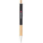 Bamboo and Recycled Aluminum Soft Touch Ballpoint - 2