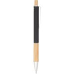 Bamboo and Recycled Aluminum Soft Touch Ballpoint - 3