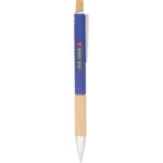 Bamboo and Recycled Aluminum Soft Touch Ballpoint - 4