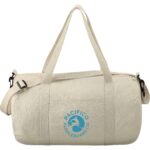 Barrel 18'' 5oz Cotton Canvas Duffle Bag - 8
