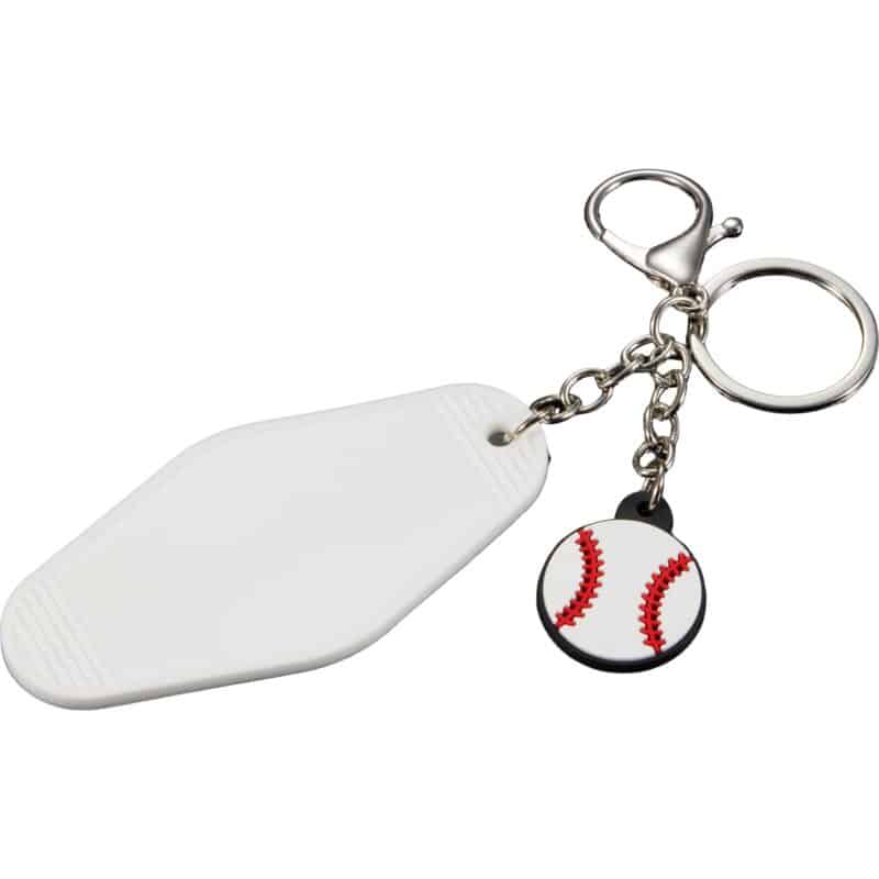 Baseball Motel Keychain - 1
